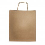 Bolsa de kraft con fuelle en el lateral resistente de 90 g/m2 vista principal