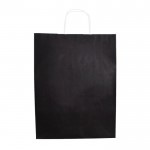 Bolsa sostenible hecha en papel kraft con asas cortas 100 g/m2 vista principal