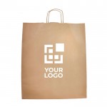 Bolsa grande ecológica de kraft para ir de compras 100 g/m2 vista principal