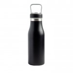 Botella termo con compartimento en la tapa y asa transporte 510ml vista principal