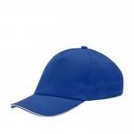 Gorra infantil de algodón con detalle de color en visera 255 g/m2 vista principal