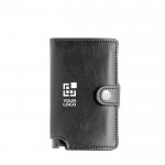 Cartera de cuero sintético con tarjetero automático con RFID vista principal