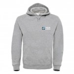 Sudadera de hombre de algodón y poliéster con capucha 280 g/m2 B&C vista de impresión
