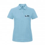 Polo en algodón de piqué para mujer de manga corta 180 g/m2 B&C vista principal
