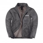 Chaqueta de poliéster para hombre impermeable y cortaviento B&C vista principal