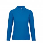 Polo básico de algodón de manga larga para mujer 180 g/m2 B&C vista principal