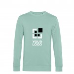 Sudadera de cuello redondo de algodón orgánico 280 g/m2 B&C vista principal