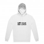 Sudadera sostenible unisex con capucha y corte relajado 280 g/m2 B&C vista de impresión