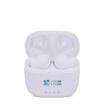 Auriculares inalámbricos ergonómicos en estuche personalizable vista principal