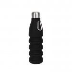Botella de silicona libre de BPA plegable con mosquetón 550ml vista principal