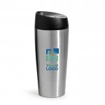 Vaso take away de doble pared y compatible con cafeteras 400ml vista principal