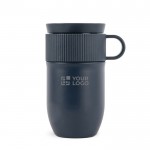 Taza térmica de acero inoxidable con pequeña asa 280ml vista principal