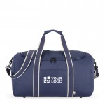 Bolsa de RPET para viaje o deporte con amplia apertura superior vista principal