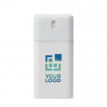 Spray antibacterial con 62% alcohol con mecanismo pulsador vista principal