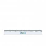 Regla promocional de plástico blanco para personalización 30cm vista principal