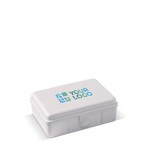 Fiambrera personalizada rectangular con cierre clip hecho en EU 950ml vista principal
