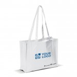Bolsa de la compra hecha de material reciclado RPET 110 g/m2 vista principal
