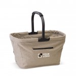 Bolsa de campo hecha de poliéster plegable con bolsillo frontal vista principal
