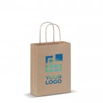 Bolsa de papel pequeña con certificación FSC hecha en EU 90 g/m2 vista principal