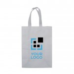 Bolsa grande de non-woven laminado mate con asas a juego 105 g/m2 vista principal