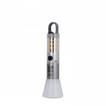 Linterna de aluminio reciclado de luz LED con función de zoom vista principal