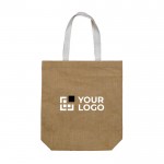 Bolsa de yute con asas gruesas de canvas 340 g/m2 y capacidad de 8kg vista principal