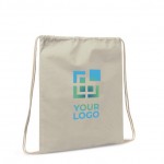 Mochila de cuerdas de algodón y certificación OEKO-TEX 140 g/m2 vista principal