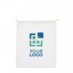 Bolsa reutilizable de algodón para frutas y verduras 40x45 cm vista principal