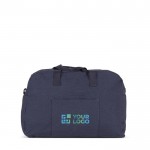 Bolsa de viaje lona reciclada con efecto lavado y correa ajustable vista principal