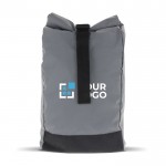 Mochila roll-top de poliéster reflectante con abertura plegable vista principal