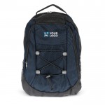 Mochila para portátil de RPET con compartimientos en el interior vista principal