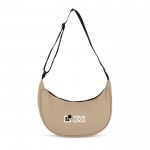 Bolsa bandolera de PU con forma de media luna y correa ajustable vista principal