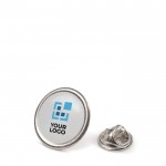 Pin redondo conmemorativo de metal para personalizar Ø20mm vista principal