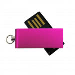 Pequeño usb personalizado para el llavero color violeta