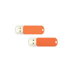 memorias USB propaganda impresión digital naranja
