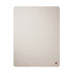 Manta de poliéster reciclado de suavidad excepcional 320 g/m2 color beige tercera vista