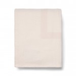 Manta elegante en poliéster reciclado con tacto suave y cálido 260 g/m2 color blanco roto quinta vista