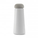 Botella térmica de acero inoxidable reciclado en forma cónica 450ml color blanco