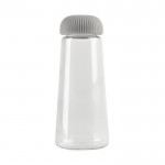 Botella de RPET en forma de cono con tapa de fácil agarre 575ml color transparente