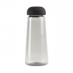 Botella de RPET en forma de cono con tapa de fácil agarre 575ml color negro