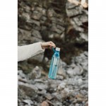 Botella para agua de RPET con efecto degradado y capacidad 800ml color azul