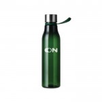 Botella para agua de RPET con efecto degradado y capacidad 800ml color verde vista con logo