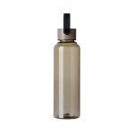 Botella RPET de diseño minimalista con tapa de acero y asa 550ml color marfil segunda vista