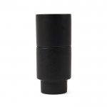 Taza de arcilla reciclada de diseño escandinavo de 300ml color negro segunda vista