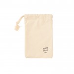 Juego de dados Yacht en madera de pino con bloc, bolígrafo y bolsa color marrón segunda vista