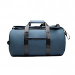 Mochila de fin de semana en poliéster reciclado con asas dobles 35L color azul marino