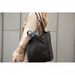 Bolsa tote ecológica con diseño elegante minimalista y asa color negro