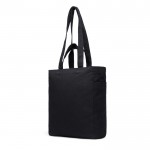 Bolsa con cremallera de lona reciclada con un peso de 400 g/m2 color negro