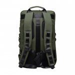 Mochila explorer ecológica con correa de viaje para PC 15,6” color verde tercera vista