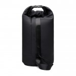 Bolsa térmica en poliéster reciclado con diseño enrollable 25L color negro segunda vista